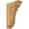Ekena Millwork Imperial Traditional Rough Sawn Bracket w/ Offset Brace, Western Red Cedar, 8"W x 18"D x 30"H BKT0806X18X30IMP01RWR - alternate 1